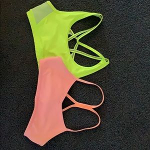 Lot is 2 Ivivva sports bras both size 12 (girls)